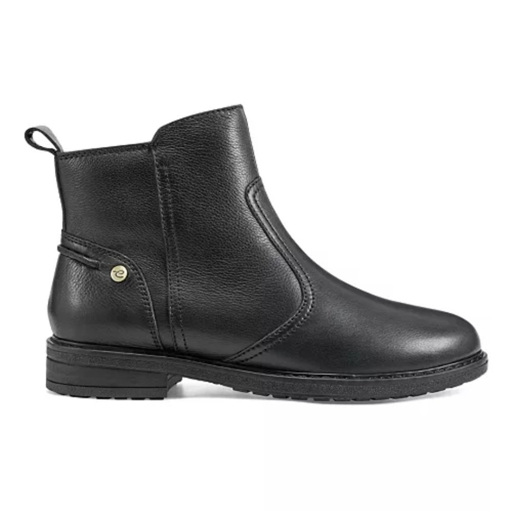 BLACK LEATHER BOOTIES